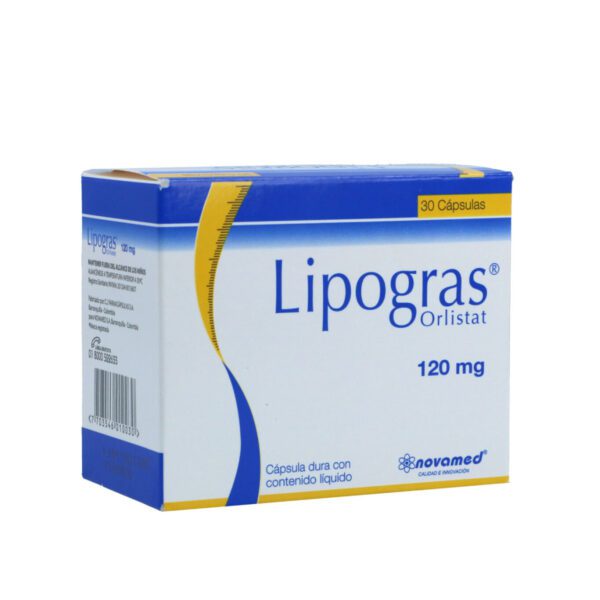 Novamed Lipogras 120Mg X 30 Cap