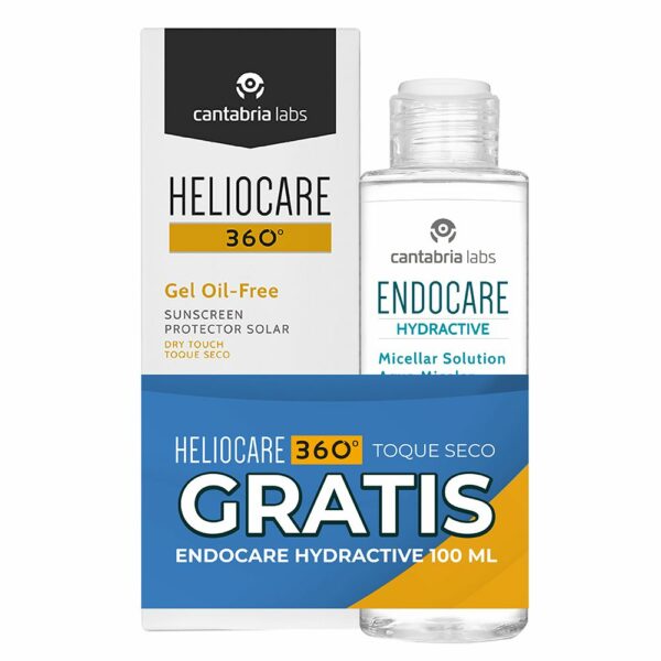 Kit Heliocare 360 Gel T.Seco + Hydractive X 100